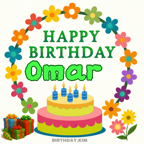 Happy Birthday Omar GIF