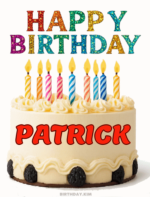 Happy Birthday Patrick GIF