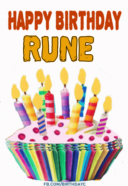 Happy Birthday Rune GIF