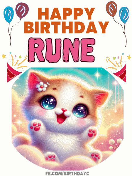 Happy Birthday Rune GIF