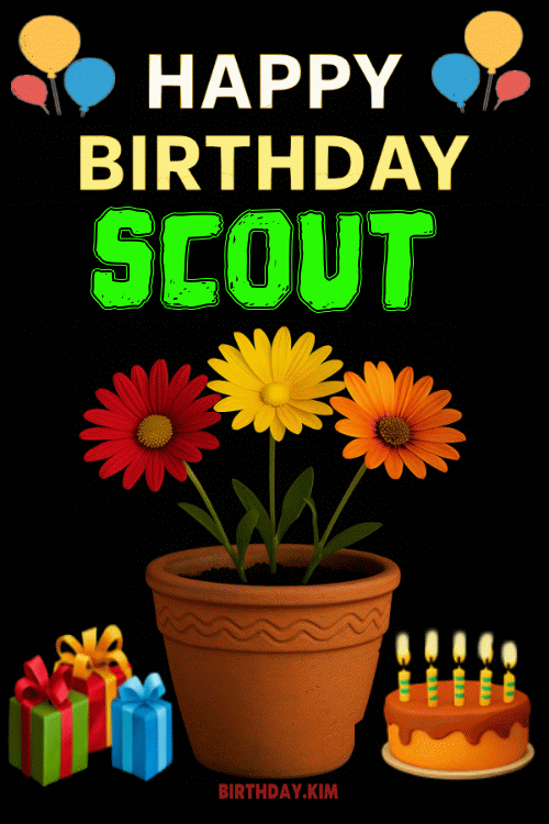 Happy Birthday Scout GIF