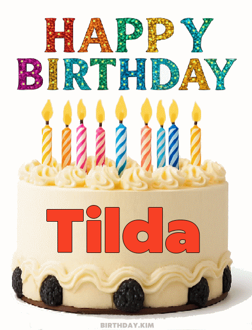 Happy Birthday Tilda GIF