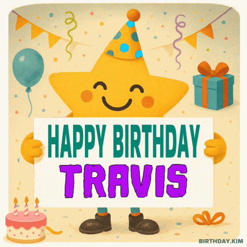 Happy Birthday Travis GIF