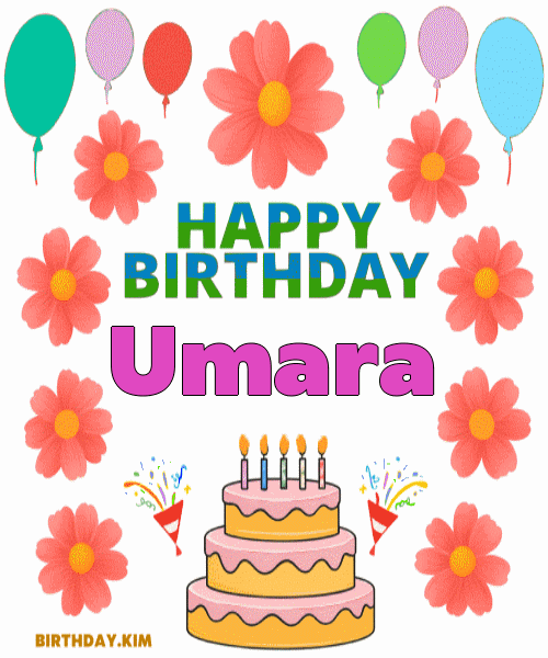 Happy Birthday Umara GIF