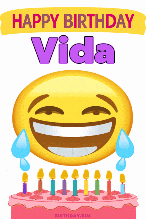 Happy Birthday Vida GIF