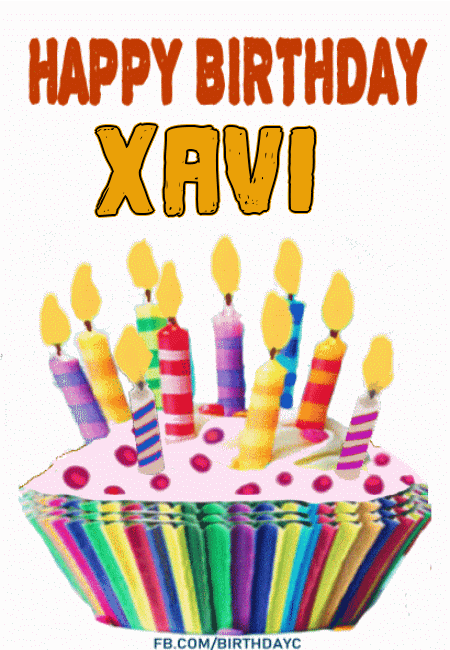 Happy Birthday Xavi GIF