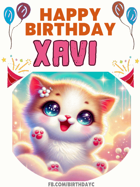 Happy Birthday Xavi GIF