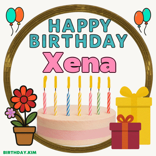 Happy Birthday Xena GIF