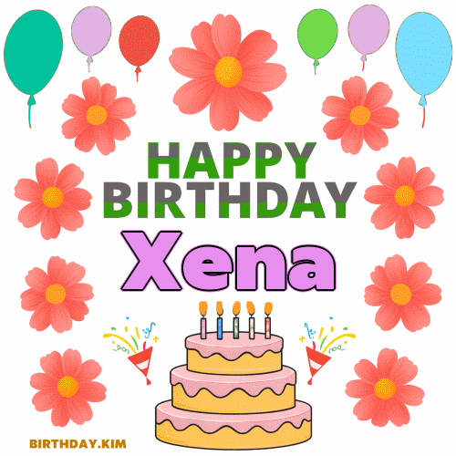 Happy Birthday Xena GIF
