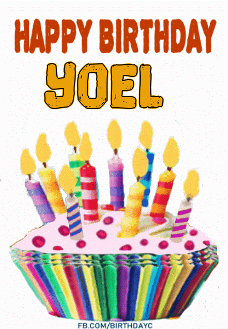 Happy Birthday Yoel GIF