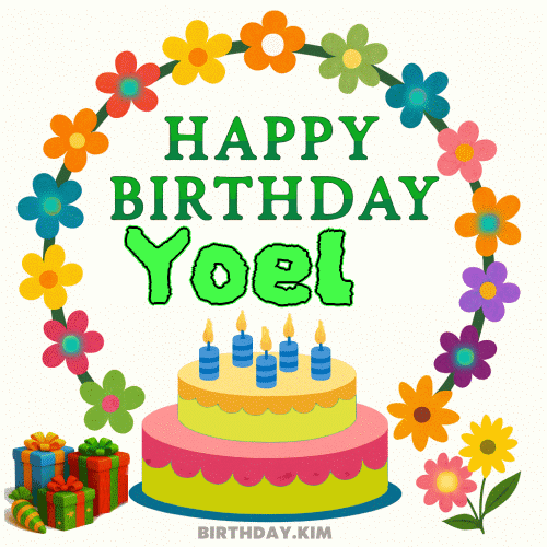 Happy Birthday Yoel GIF
