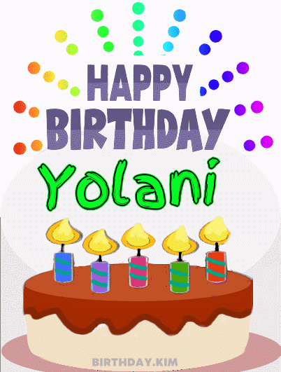 Happy Birthday Yolani GIF