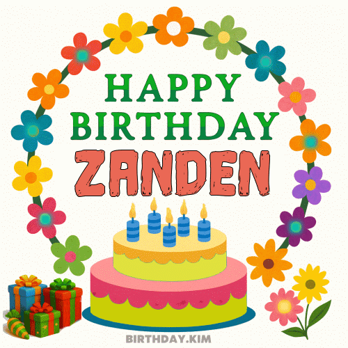 Happy Birthday Zanden GIF