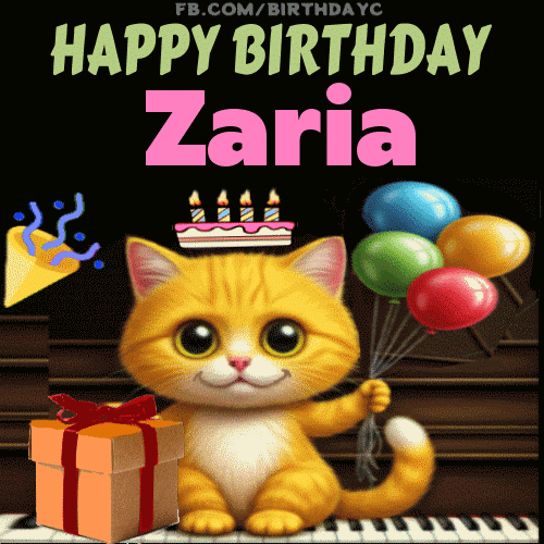 Happy Birthday Zaria GIF