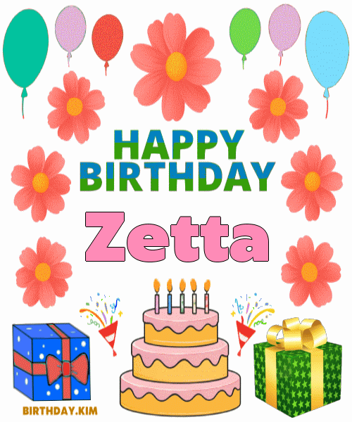 Happy Birthday Zetta GIF