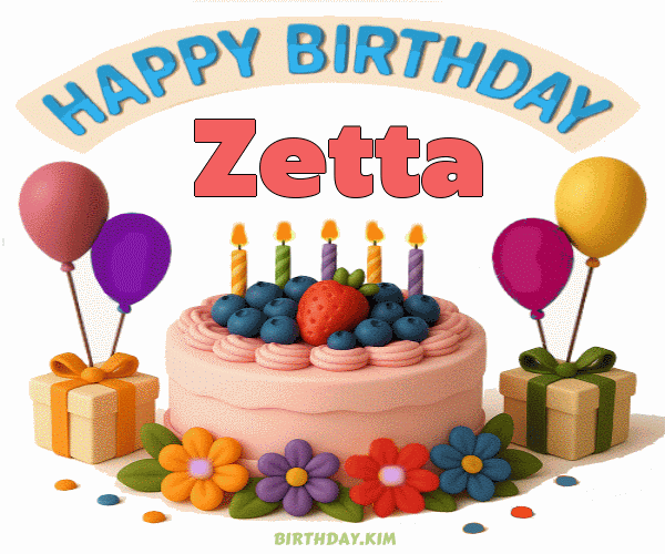 Happy Birthday Zetta GIF