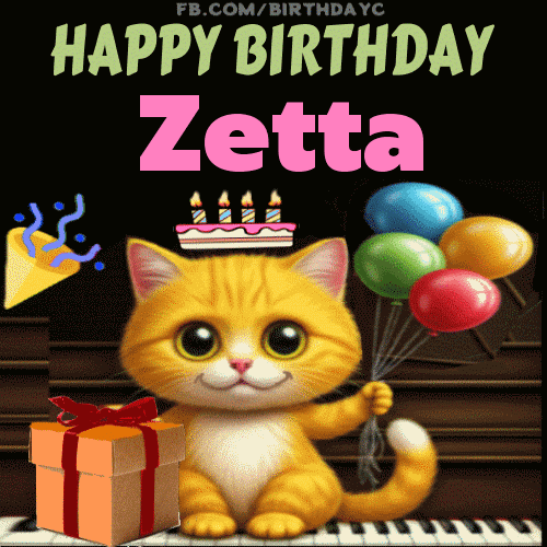 Happy Birthday Zetta GIF