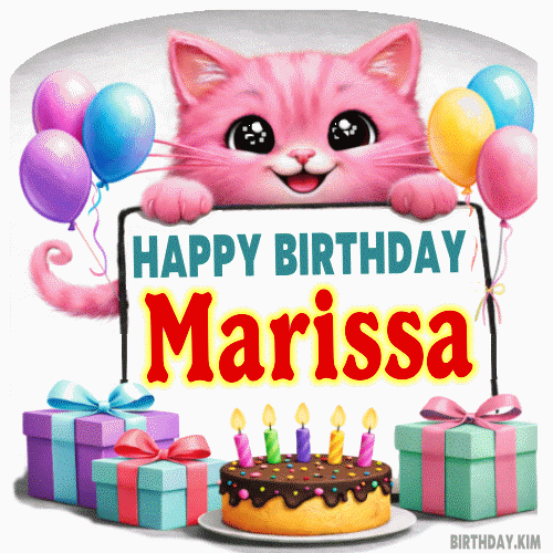 Happy Birthday Marissa Gif