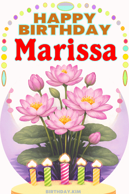Happy Birthday Marissa Gif