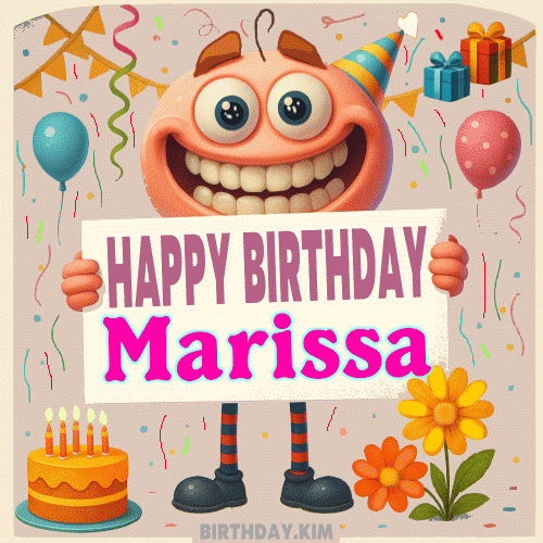 Happy Birthday Marissa Gif