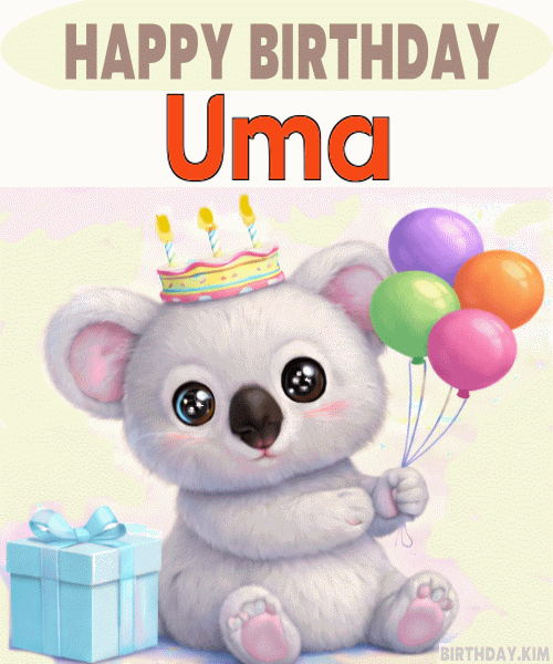 Happy Birthday Uma GIF