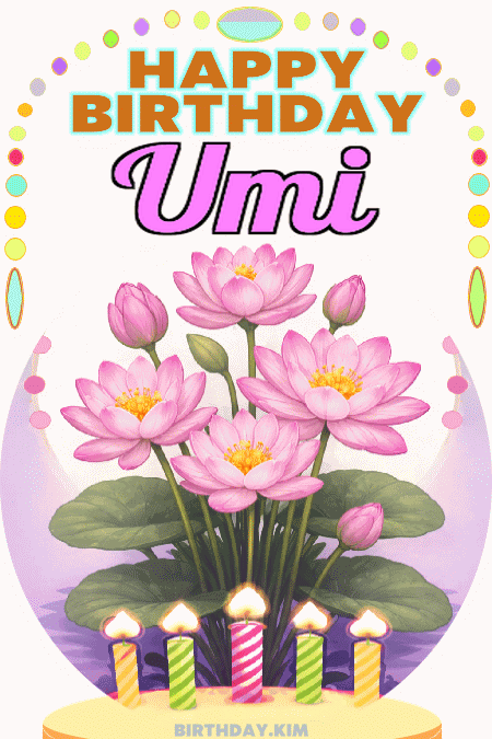 Happy Birthday Umi GIF