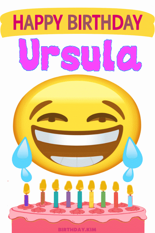 Happy Birthday Ursula GIF