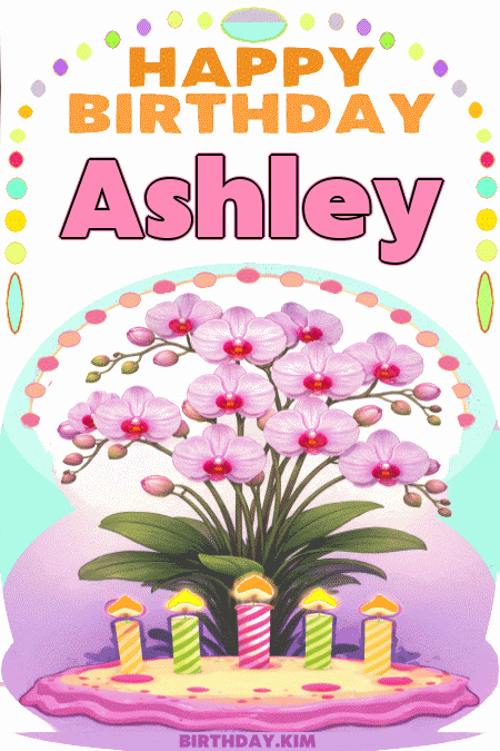 Happy Birthday Ashley Gif