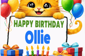 happy birthday Ollie gif